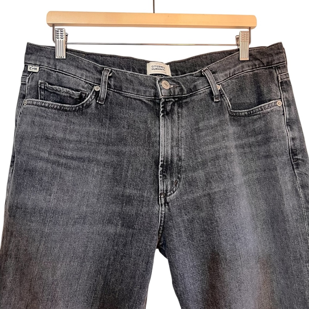 Citizens of Humanity Olivia High Rise crop Jeans in grey 31 excellent condition - Picture 5 of 16